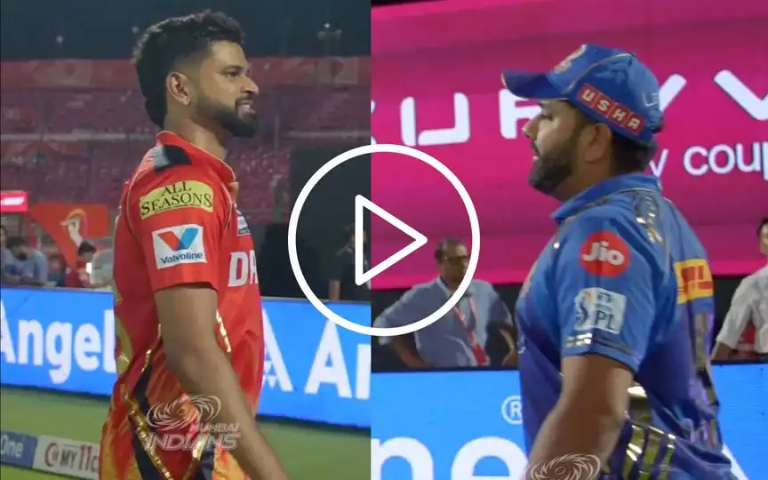 Rohit Sharma Hilariously Imitates Shreyas Iyer’s Walk, Showers Brotherly Love On PBKS Captain